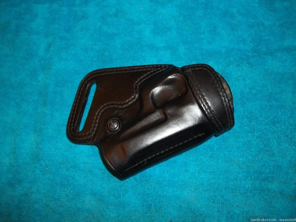 Beretta 84F Semi Auto Galco Right Hand SOB Leather Holster .380 ACP-img-6