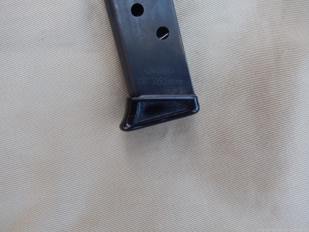 WALTHER PP MAGAZINE FACTORY ORIGINAL 7.65 mm ( 32 ACP ) EXCELLENT -img-5