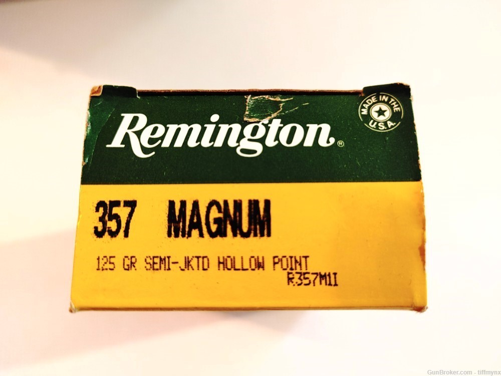 Remington 357mag 125GR JHP ammo, 10 boxes, 500 rounds.-img-5
