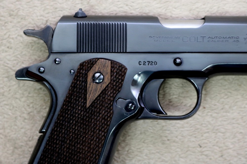 Beautiful Early Colt Model 1911 Government Model Commercial 45 ACP 1913 -img-20