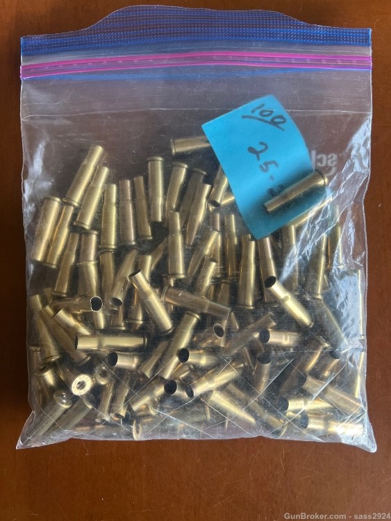 Winchester 25-20 Once Fired Brass 100 Pieces-img-0