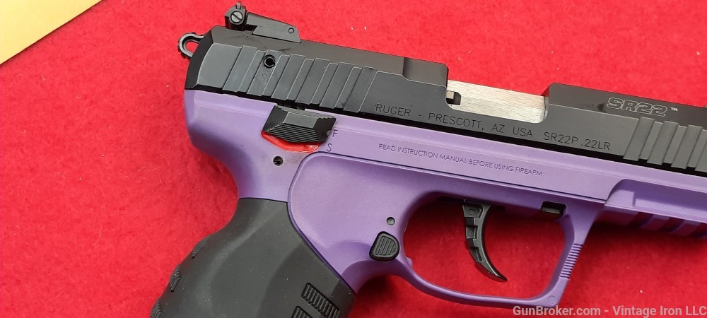 Ruger SR22 .22LR 3.5" Purple/Black *Talo Edition* 03606 NOS NIB! NR-img-14