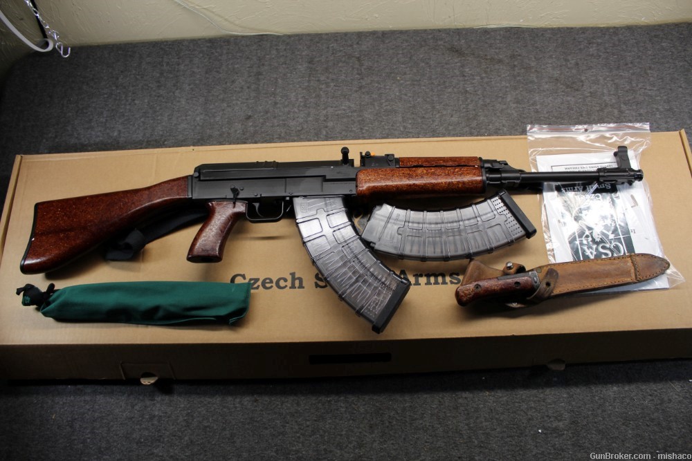 NIB Import Czech SA Vz.58 Military Bakelite 7.62x39 16"CHF Milled CSA Rifle-img-1