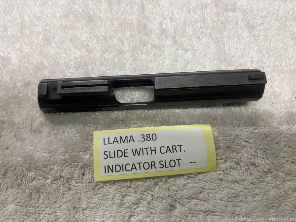 Llama .380 Slide With Cartridge Indicator Slot-img-0
