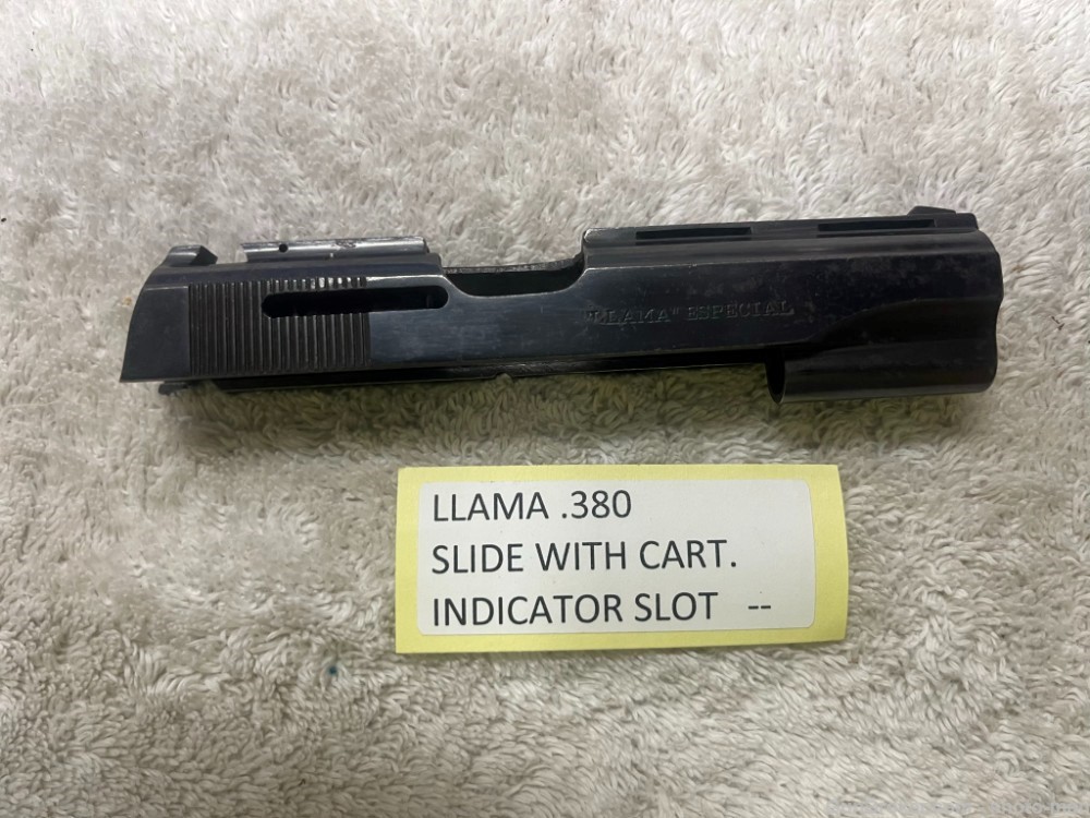Llama .380 Slide With Cartridge Indicator Slot-img-1