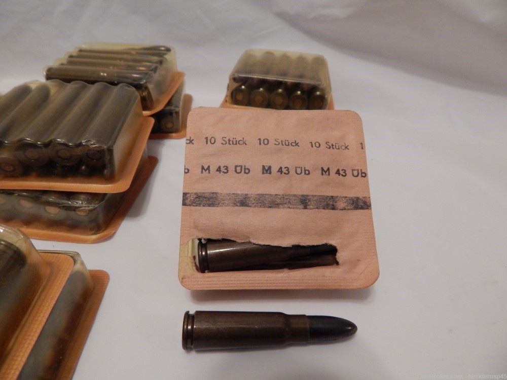 East German 7.62x39 ammo  640 Rounds of Military Issue M43 Training Ammo-img-1