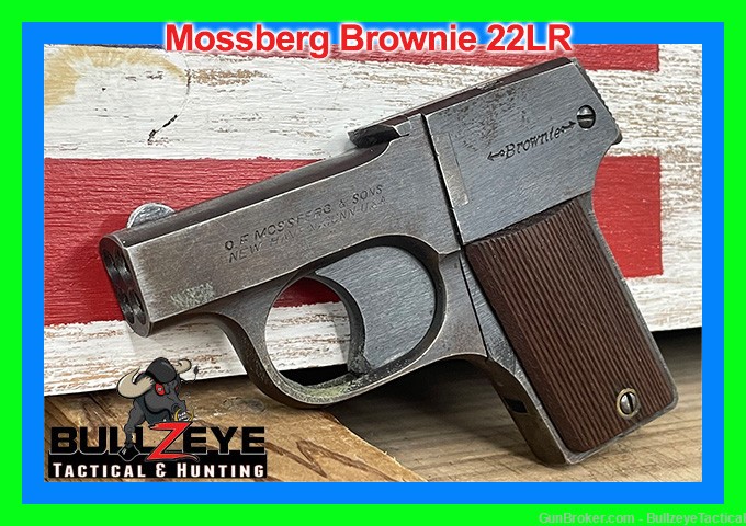 Mossberg Brownie .22 LR Pepperbox Deringer. Very nice!-img-0
