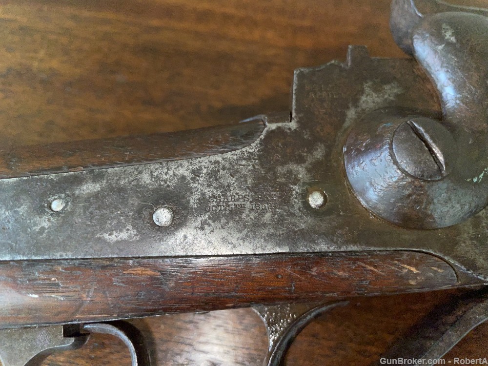 Indian Captured Sharps  M-1863 Carbine (Antique)-img-14