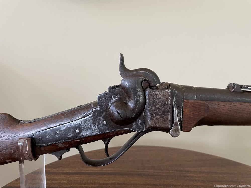 Indian Captured Sharps  M-1863 Carbine (Antique)-img-1