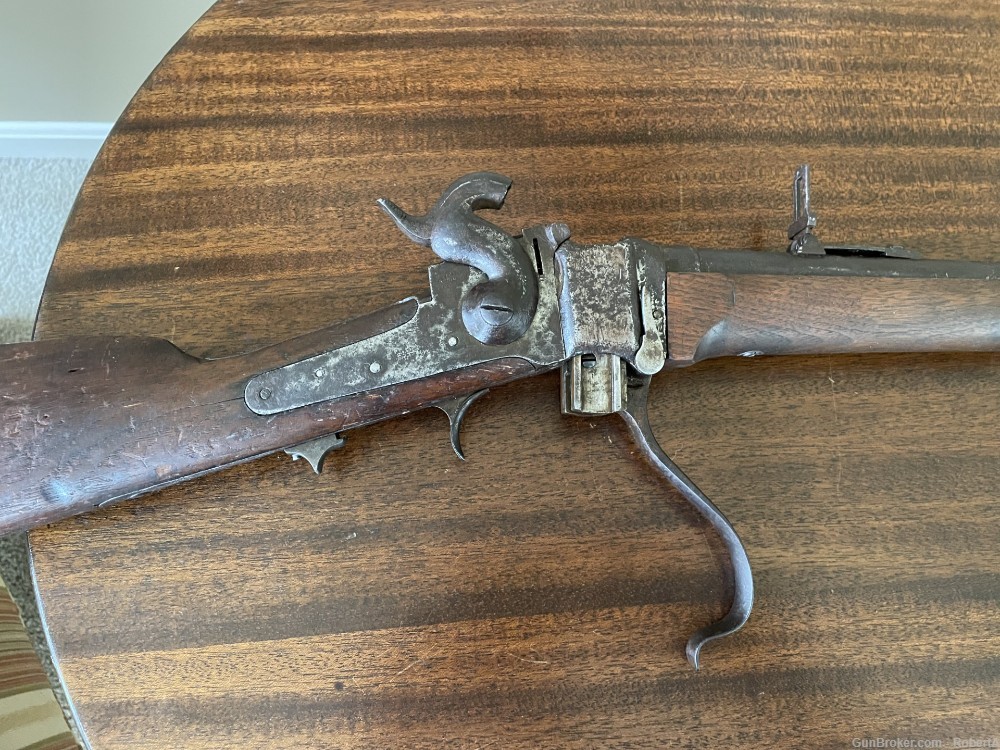 Indian Captured Sharps  M-1863 Carbine (Antique)-img-10