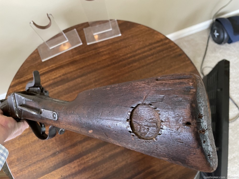 Indian Captured Sharps  M-1863 Carbine (Antique)-img-2