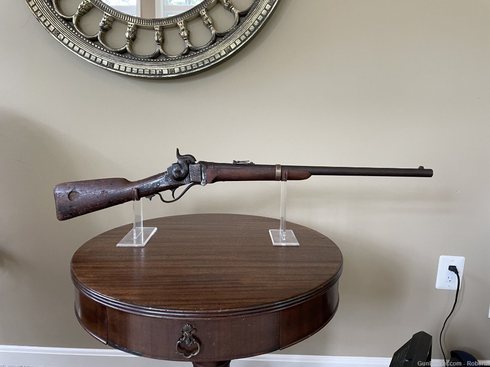 Indian Captured Sharps  M-1863 Carbine (Antique)-img-0