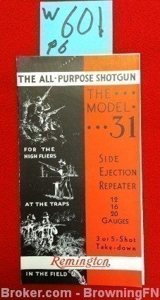 Orig Remington Model 31 Flyer-img-0