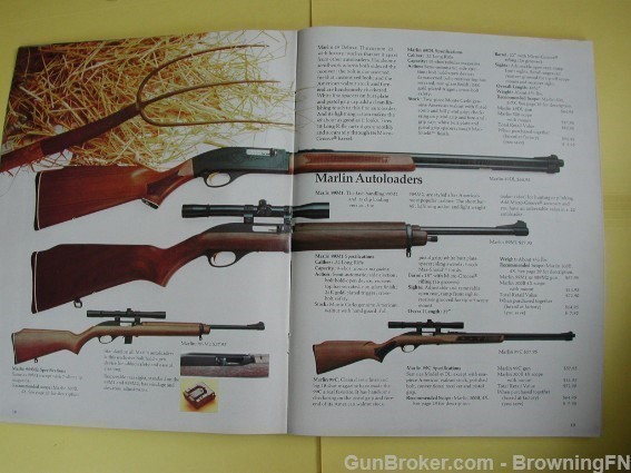 Orig Marlin 1973 Catalog Model Zane Grey Century-img-8