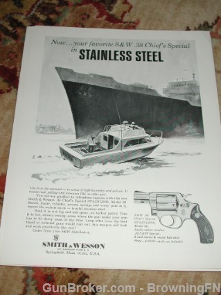 7 ORIGINAL S&W 1960s Model Introduction Flyers-img-6