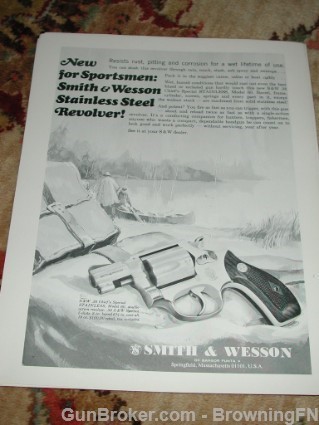 7 ORIGINAL S&W 1960s Model Introduction Flyers-img-5