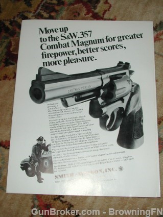 7 ORIGINAL S&W 1960s Model Introduction Flyers-img-8
