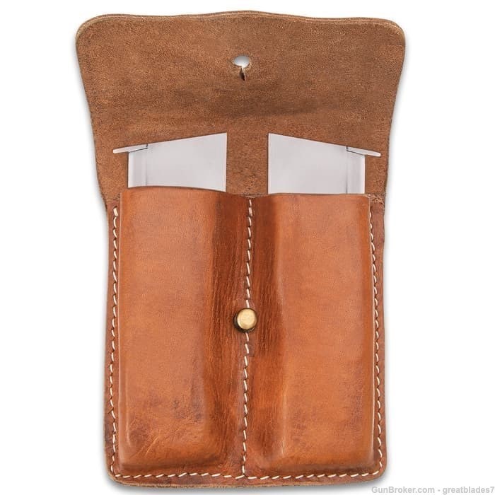 US 1911 Colt Pistol .45 Double Magazine Pouch FREE SHIPPING!!-img-1