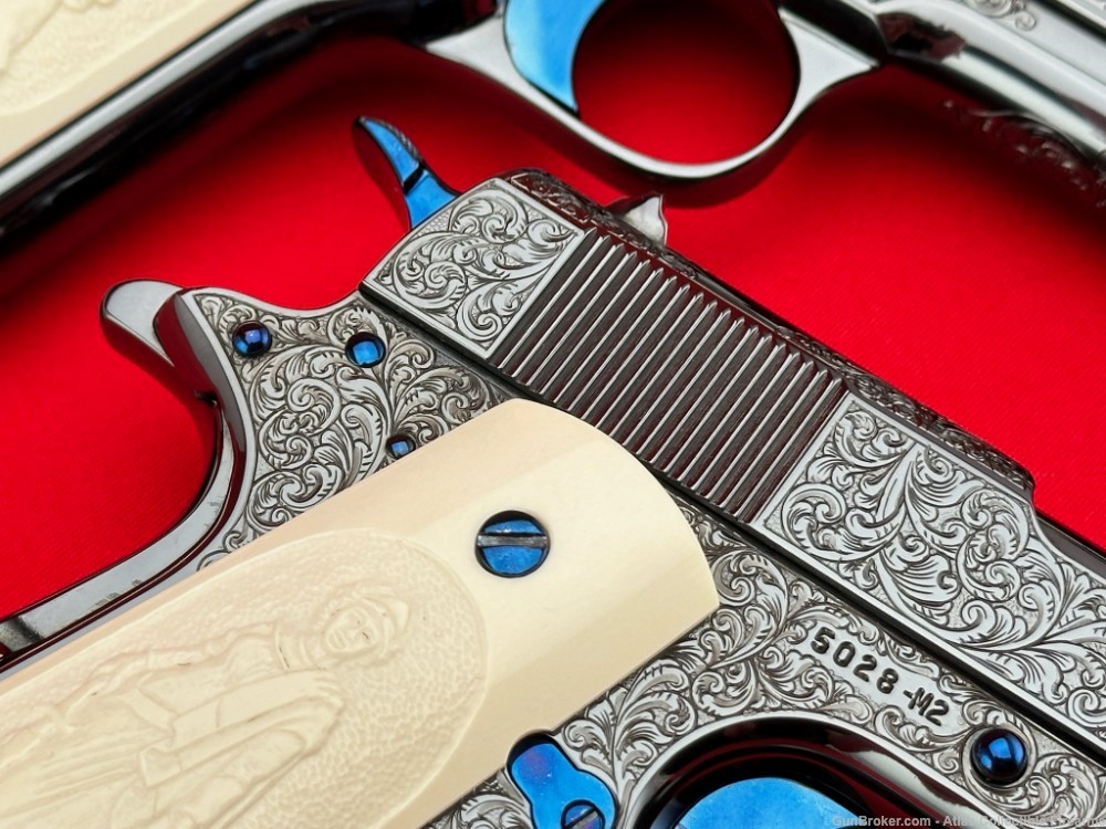 THE FINEST!  1967 Matched Colt 1911 Set |*MARK SWANSON MASTER ENGRAVED*|-img-7