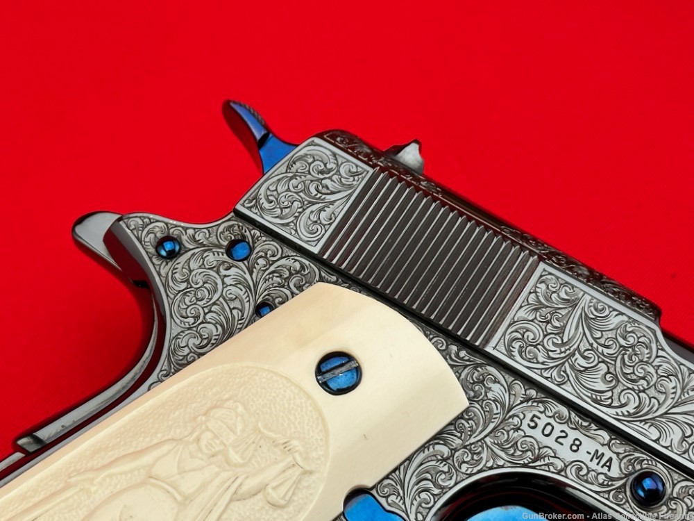 THE FINEST!  1967 Matched Colt 1911 Set |*MARK SWANSON MASTER ENGRAVED*|-img-13