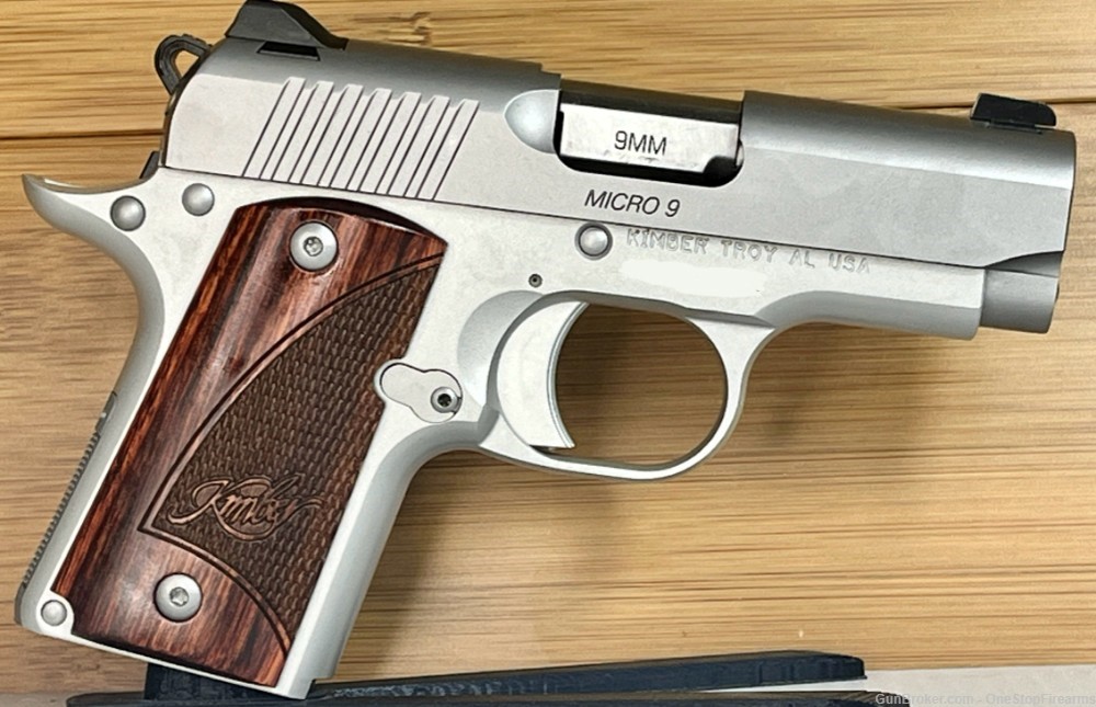 Kimber Micro 9 Stainless 9mm 1911 Pistol 3300158-img-1