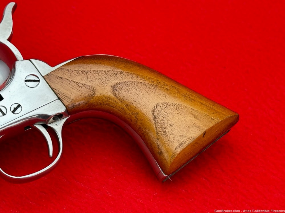 RARE 1ST GEN 1916 Colt SAA 7 1/2" Nickel |*EARLY .22LR RIMFIRE CONVERSION*|-img-5
