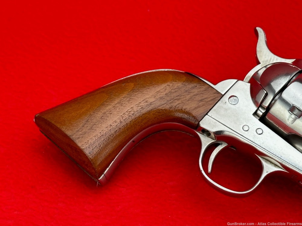 RARE 1ST GEN 1916 Colt SAA 7 1/2" Nickel |*EARLY .22LR RIMFIRE CONVERSION*|-img-10