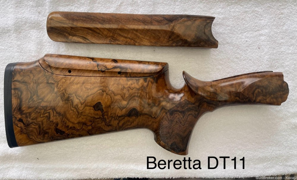 Beretta DT11 Turkish Walnut Burl stock with forend-img-0