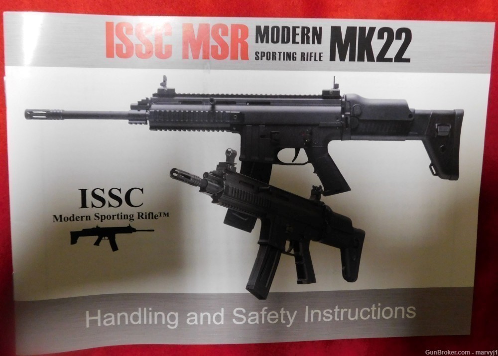 ISSC MK22 Modern Sporting Rifle with adjustable folding stock in desert-img-4