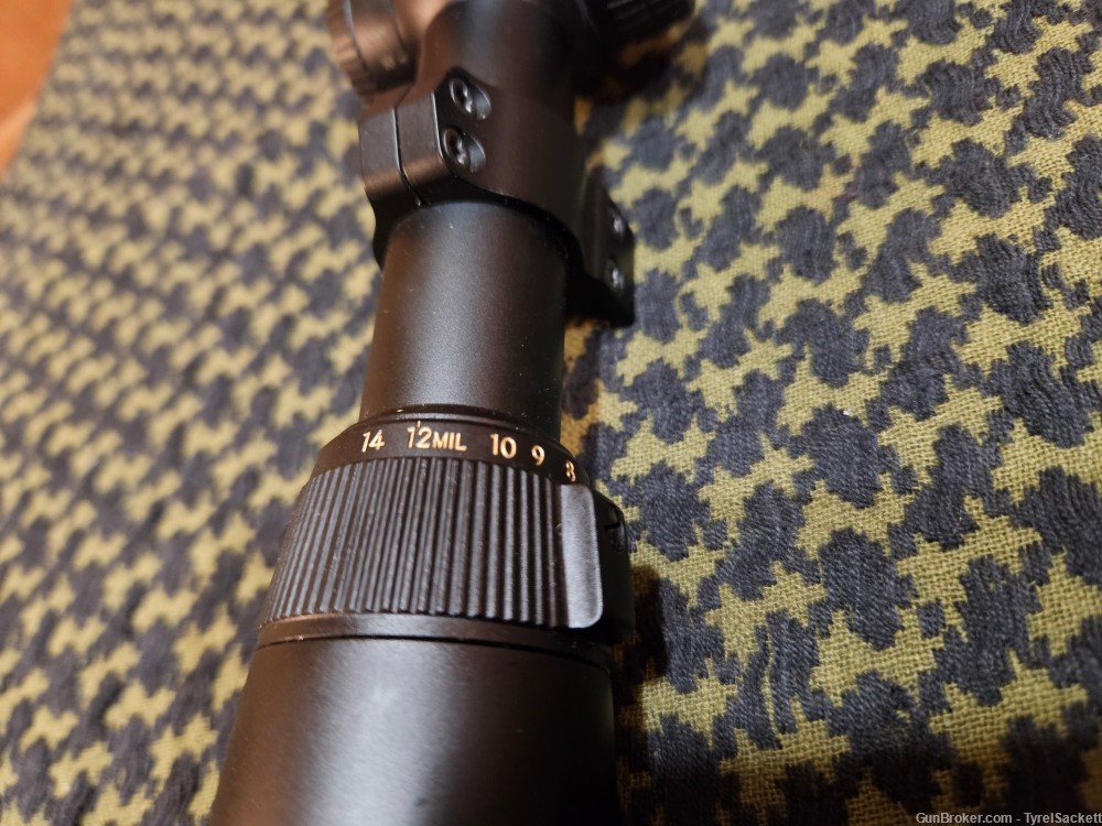 Nikon Buckmasters 4.5-14 x40mm. Side Focus. Mil Dot reticle.  Warne rings. -img-5