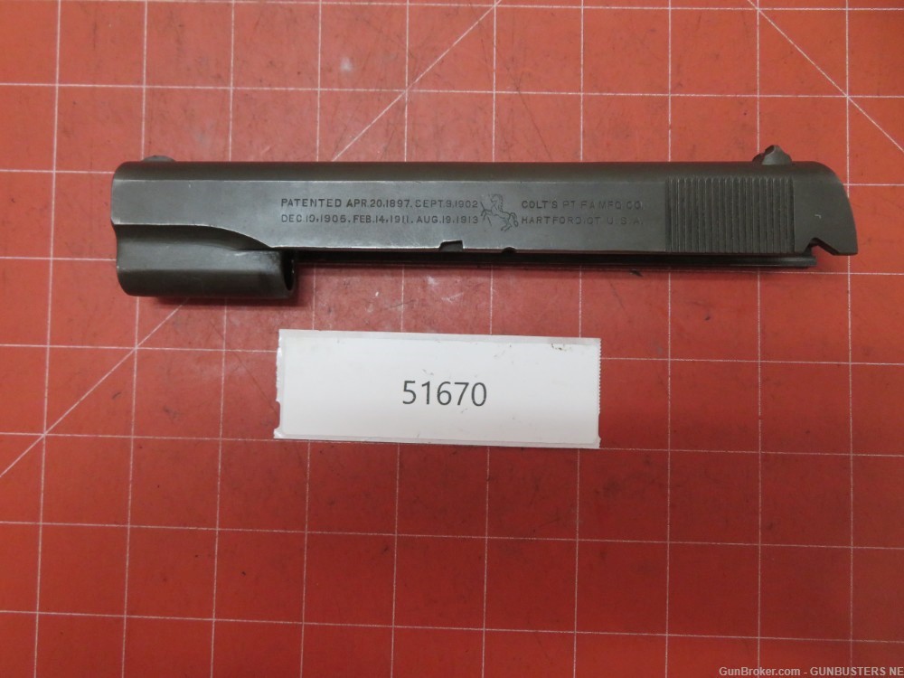 Colt model M1911-A1 .45 ACP Repair Parts #51670-img-1