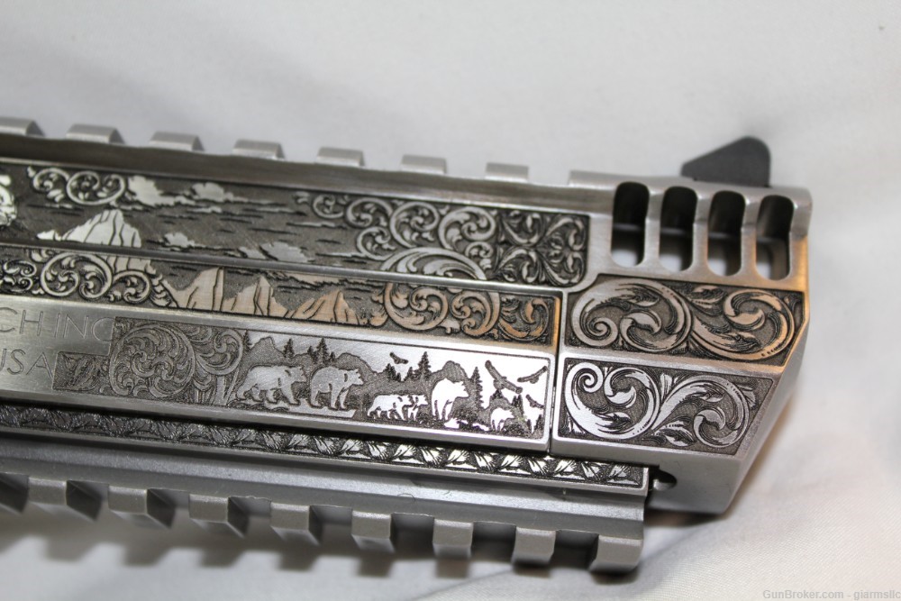 Rare Custom Engraved Desert Eagle DE50SRMB Mark XIX .50AE Wild West EDITION-img-9
