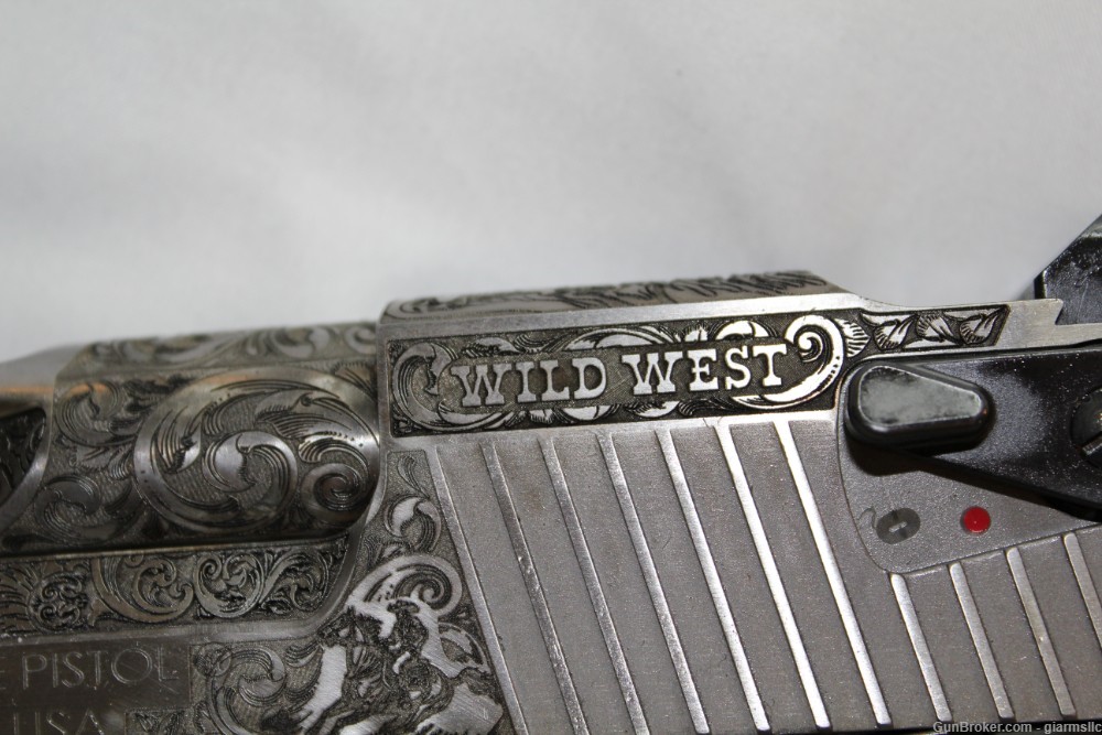 Rare Custom Engraved Desert Eagle DE50SRMB Mark XIX .50AE Wild West EDITION-img-4