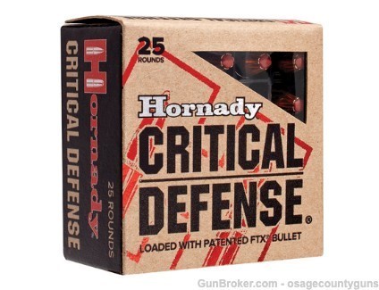 Hornady Critical Defense FTX - 110 Gr - 30 Carbine - 25 Rds-img-1