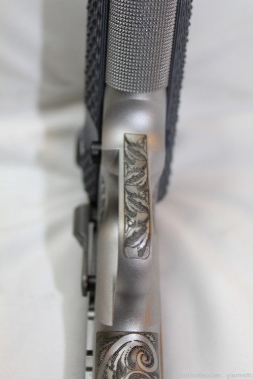 Rare Incredible Custom Engraved DE 1911 45ACP 5" SS W/KNIFE 45 ACP-img-18