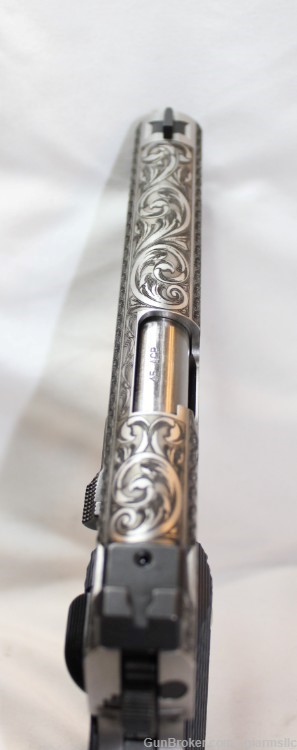 Rare Incredible Custom Engraved DE 1911 45ACP 5" SS W/KNIFE 45 ACP-img-14