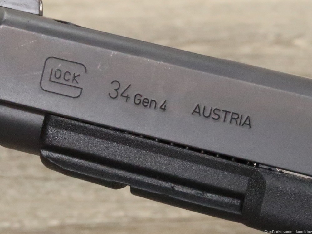 Glock 34 Long Slide Competition Gen 4 9mm 5-1/4" Night Sights w/Case LNIB-img-14