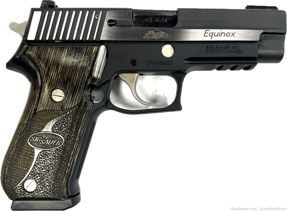 Sig Sauer P220 Equinox .45acp 4.5" 8rd Bi-Tone w/ Box USED -img-3