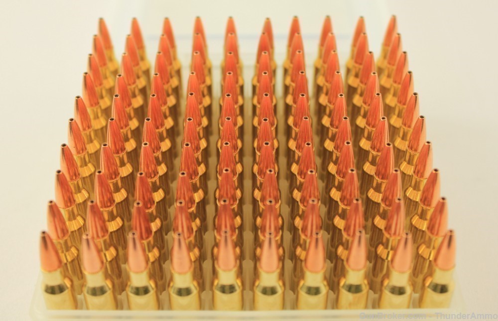 100 Rnds 223 Rem Ammunition Hornady 68gr BTHP Hollow Point New Premium Ammo-img-2