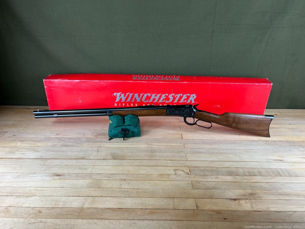 Winchester Model 1892 Lever Action Rifle .45 Colt Engraved LNIB 24.25" Brl -img-0