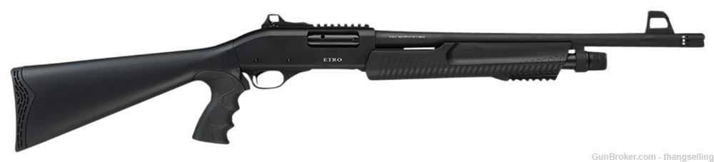 IN STOCK! NIB ATA 12 Ga ETRO Shotgun 3” Tactical HOME DEFENSE Pump-img-0