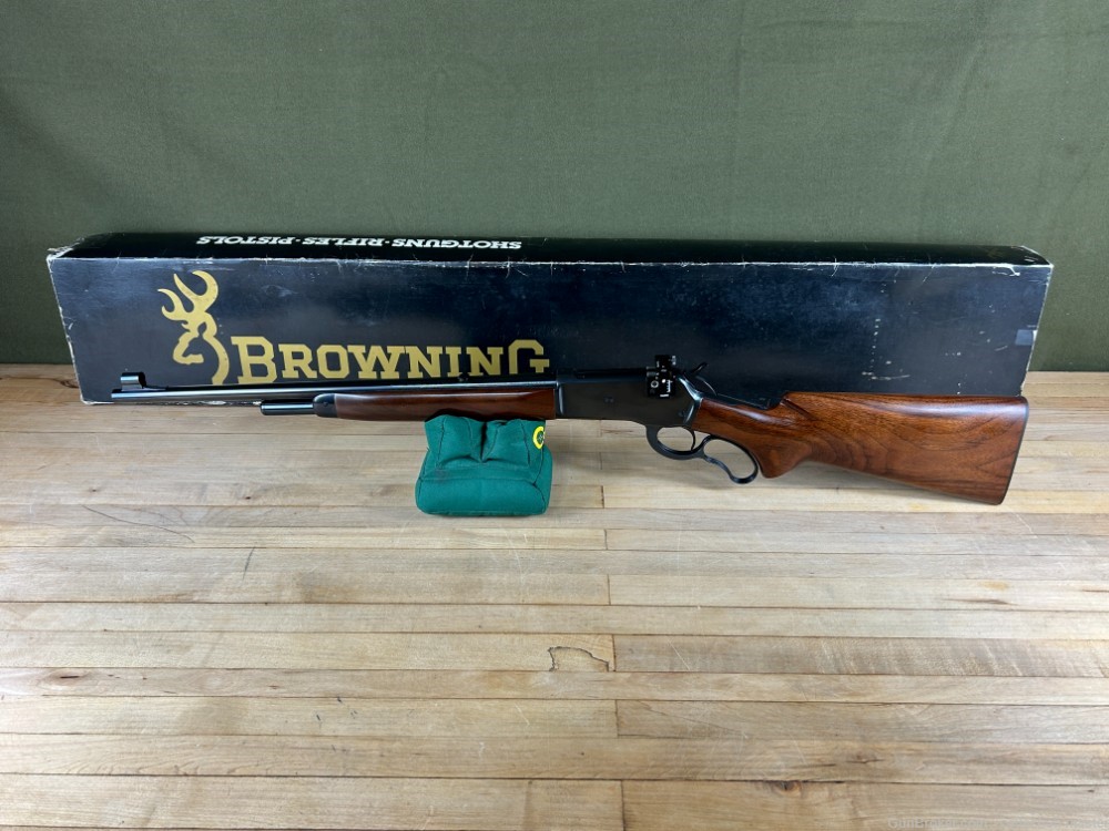 Browning Model 71 Lever Action Rifle .348 Winchester LNIB 20" Carbine VGC-img-0