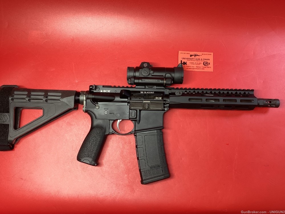 BCM BCM4 RECCE-9 MCMR-8 .300BLK 9" Pistol-img-3