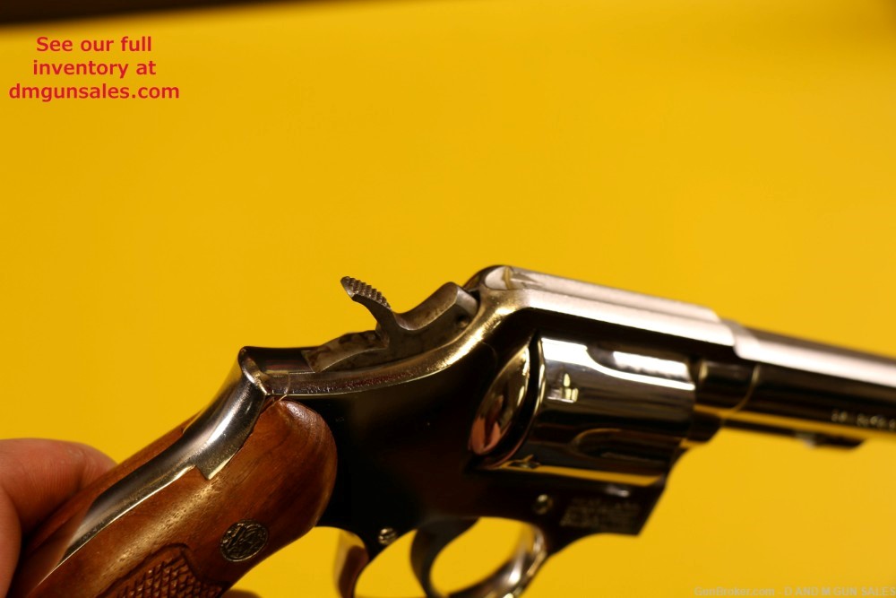 S&W MODEL 13-3 .357 MAGNUM 4" NICKEL MILITARY POLICE MAGNUM (BEAUTIFUL GUN)-img-9