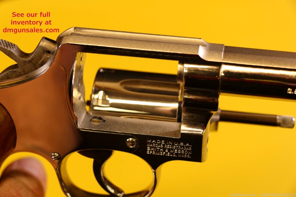 S&W MODEL 13-3 .357 MAGNUM 4" NICKEL MILITARY POLICE MAGNUM (BEAUTIFUL GUN)-img-34
