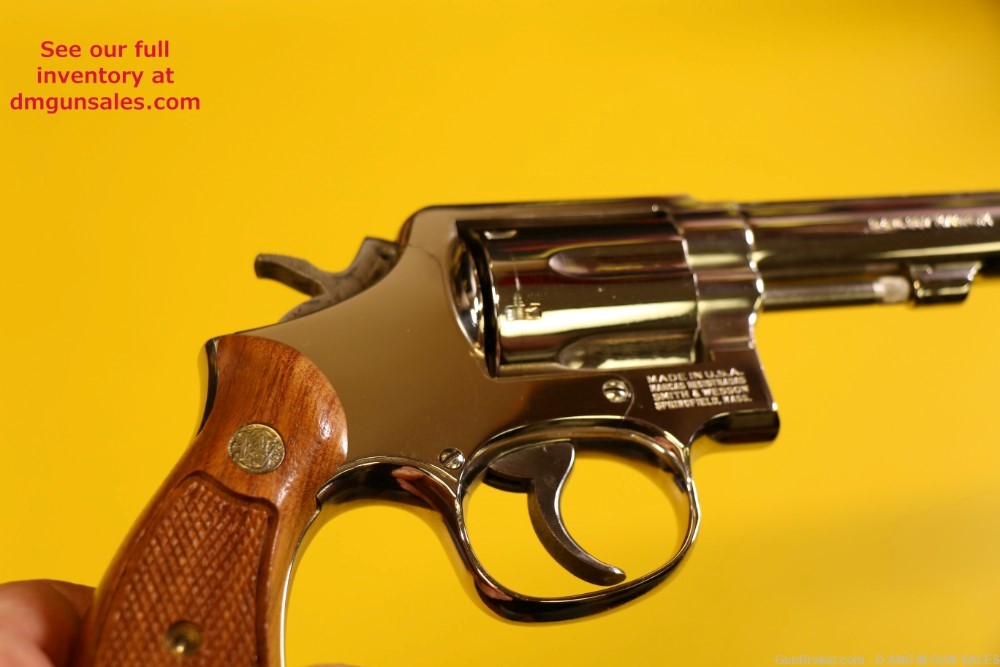 S&W MODEL 13-3 .357 MAGNUM 4" NICKEL MILITARY POLICE MAGNUM (BEAUTIFUL GUN)-img-12