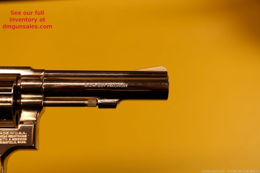 S&W MODEL 13-3 .357 MAGNUM 4" NICKEL MILITARY POLICE MAGNUM (BEAUTIFUL GUN)-img-5
