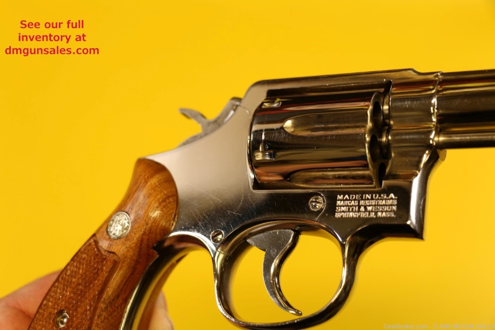 S&W MODEL 13-3 .357 MAGNUM 4" NICKEL MILITARY POLICE MAGNUM (BEAUTIFUL GUN)-img-13