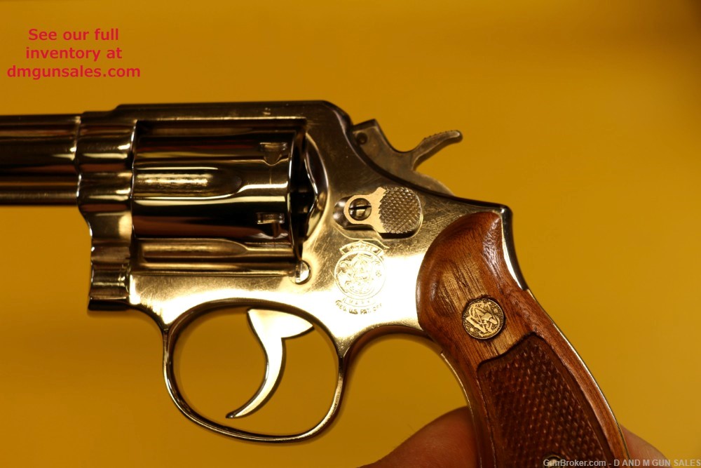 S&W MODEL 13-3 .357 MAGNUM 4" NICKEL MILITARY POLICE MAGNUM (BEAUTIFUL GUN)-img-25
