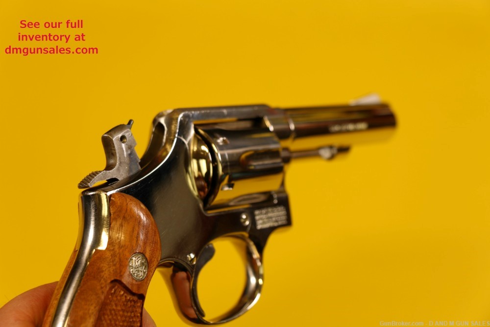 S&W MODEL 13-3 .357 MAGNUM 4" NICKEL MILITARY POLICE MAGNUM (BEAUTIFUL GUN)-img-37